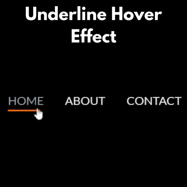 Create Underline Hover Effect HTML & CSS Guide.gif